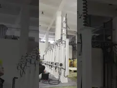 Q235 Стальная 5м 16ft подъемная электрическая телескопическая мачта Моторизованная телескопическая мачта video