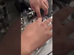 150 Вт цинковый сплав и алюминиевый сплав Бурр кофеварка для гостиничного кабинета video