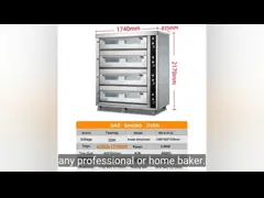 Точное управление выпечкой Умное управление Независимый горелка Газовый пекарня Коммерческая печь и духовка video