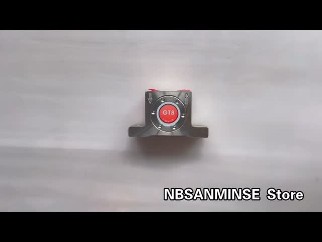 Компоненты вибромашины Anticorrosion нержавеющей стали вибромашины воздуха турбины GT пневматические для транспортера фидера видео