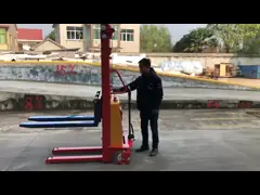 Betrieb von halbelektrischen Staplern