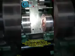 Крен Purlin c z металла гидравлического давления холодный формируя машину с автоматическим управлением PLC video