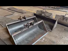 Kuning / Hitam Ditching Digging Bucket Untuk Profesional Excavator Pembersihan Dan Penggalian