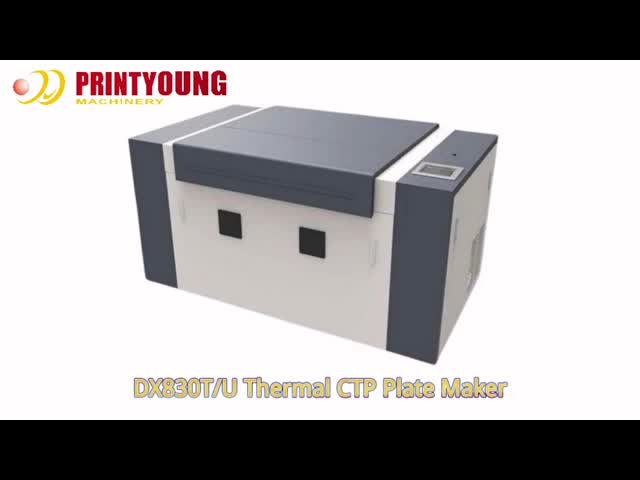 DX830T/U 2400 dpi 0,15 ~ 0,4 mm Máquina de fabricação térmica de placas CTP
