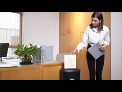 CD218P 5,55 галлонов машина для уничтожения бумаги 10 листов бумаги шредер с защитой от перегрузки обратно video