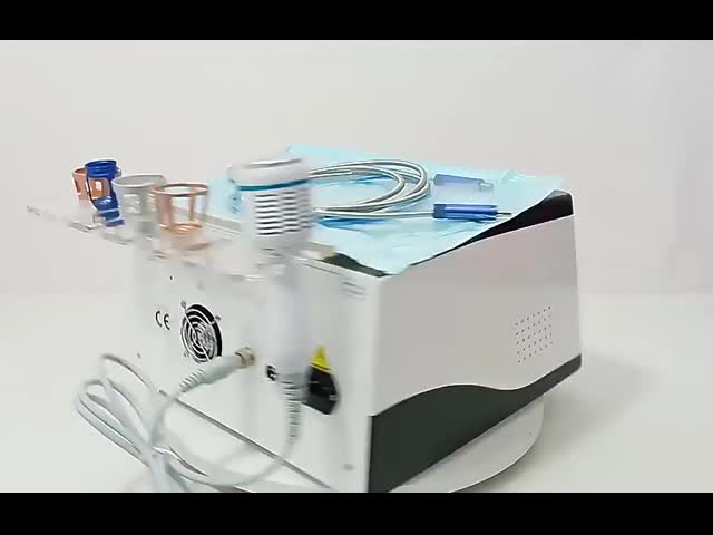 Диодная лазерная косметическая машина 1470nm 980nm Диодная лазерная машина для удаления сосудов видео