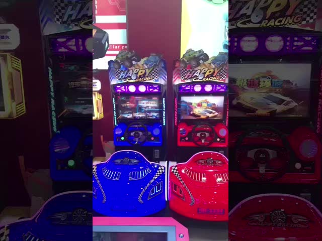 FEC Indoor amusement park simulator kids mini happy racing arcade video car game machine racing cars games