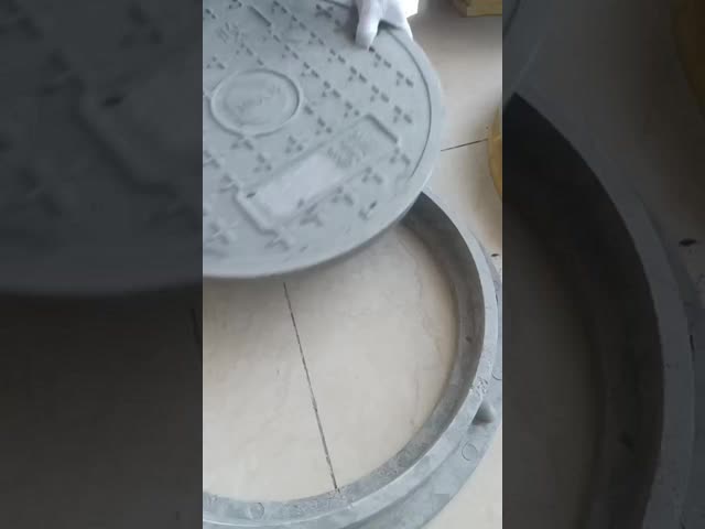 19.7 Inch Grey Fiberglass Circle Manhole Cover General Style For Road Construction