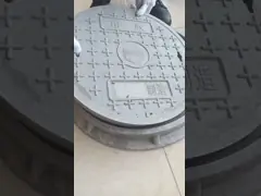 19.7 Inch Grey Fiberglass Circle Manhole Cover General Style For Road Construction