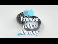 30221 Metal Industrial Single Row Roller Bearing Low Friction Wear Resistant video