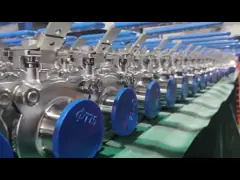 S/S 304 /316 Ручной трёхзажимный шаровой клапан, SS304 Двусторонний шаровый клапан из нержавеющей стали video