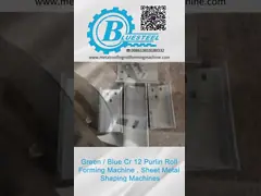 Durable Plc Control Metal Stud Roll Forming Machine High Speed video