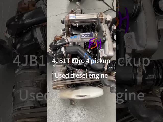 OEM Isuzu 4JB1T JMC インタークーラーと4シリンダー付き用ディーゼルエンジン
