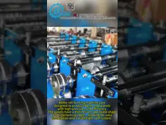 Гидравлические станции вырезывания 20-22 стоя крен шва формируя машину video