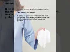 Additive Free Household Products Disposable Cotton Wipes ODM With Size Is 15*7*10.5cm 66 Pieces And Weight Is126 Gram