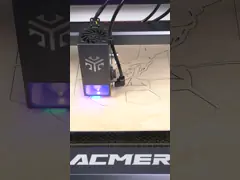 Машина для лазерной гравировки цвета из нержавеющей стали совместимая с Windows Android video