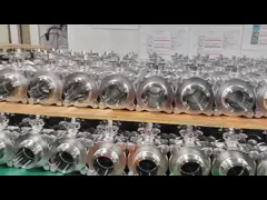 Нержавеющая сталь ручной клапан бабочки, три сцепления Ferrule полный набор video