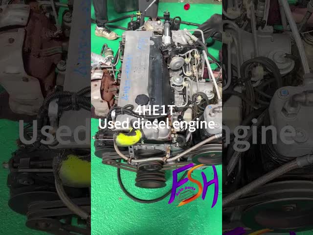 OEM ODM Isuzu 4HE1T Used Diesel Engine Assy For Bus NPR Truck Auto Parts video
