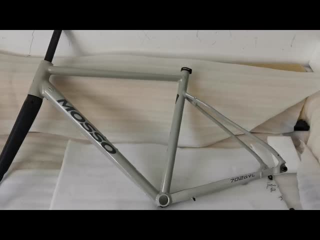 Wide Tire Stock Gravel Bike Frame 700x45c Lightweight Beach Bicycle