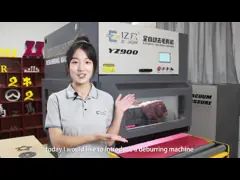 YZ900 Многофункциональная машина для дебургирования металлических листов Полировка Молющая машина video