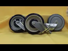 загрузка 176lbs колеса вагонетки 4 дюймов, колеса замены корзины TPR video