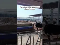 100-120L/min Flow Rate LLDPE Cattle Water Trough for Standards