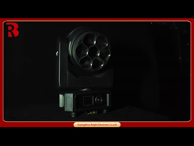 7pcs 40W RGBW Bee Eye Led Moving Head AC90-240V 50-60HZ