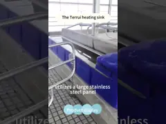 Взрывостойкий полиэтиленовый синий резервуар для воды для скота со скоростью стока 100-120 л/мин video