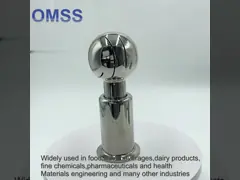 Три сцепления распылительная шарик высокого давления нержавеющей стали фиксированный вращающийся распылительная головка очищающая шарик video