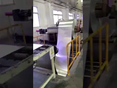 Used Hengli Scroll Coil Cutting Line With Dig Hole Refurbishment