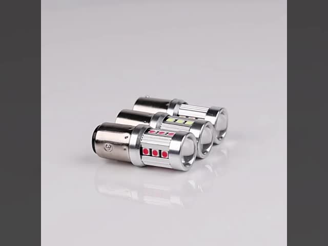 Universal White LED Car Turn Signal Lights1156 1157 3030 15SMD LED Bulb White Yellow Canbus License Plate Interior Led