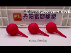 Взрослые резиновой лаборатории медицинского шарика стирки уха высококачественные, чистые и гигиенические и дети video