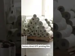 А3+ лист DTF Прозрачная PET теплопередающая бумага Холодная и горячая очистка DTF передающая бумага для всех DTF принтеров и материалов video