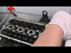 360L Industrial Ultrasonic Parts Cleaner Stainless Steel Tank For Auto Parts Engine block