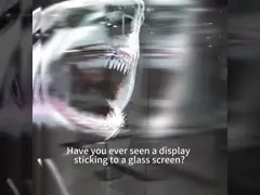 Crystalline film screen