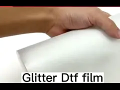 Glitter Roll DTF Film 30cm 60cm Печать с тепловым переносом video