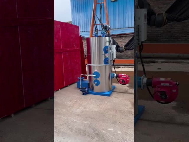 700kg 垂直小型燃料ガス蒸発機は,食品産業のための小さなエリアをカバー