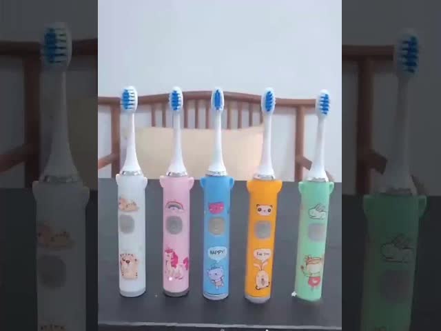 JOURJOY Vibrating Kids Children Toothbrush Electric Pink Unicorn With Size Is 5.5*19.5*3cm And Weight Is 41 Gram