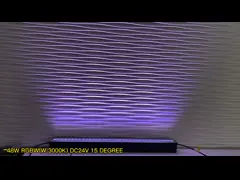 ИК10 светодиодный наземный свет 18W - 48W 4 В 1 RGBW IP67 наземные огни video