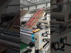 Скорость 3 PLY флейта ламинировщик GW-1700L Автоматическая машина для ламинирования бумаги 16000 листов / час video