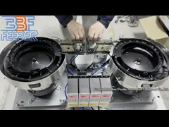 Double Vibratory Parts Feeder Small Plastic Parts Vibratory Feeding Systems