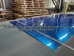 Precision Stainless Steel Sheet Metal JIS Standard 2B Finish 1000mm-2000mm Mill Edge