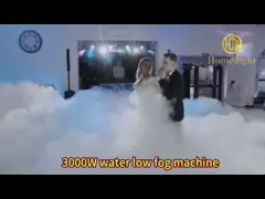 3000 Вт Вода Машина для низкого тумана Эффект сцены Дым Свадебная вечеринка 2000 Вт Машина для тумана video