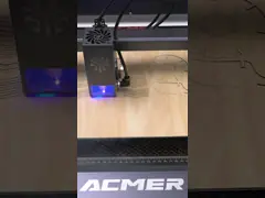 20 Вт высокоскоростной лазерный гравер акриловый деревянный настольный лазерный резач и гравер video