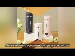 Портативная Интеллектуальная электрическая теплоизоляция Путешествие Водяная чашка Тепловая кружка video