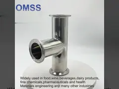 Санитарные принадлежности из нержавеющей стали 304 нержавеющая сталь Tee 7MP трубный зажим Tee video