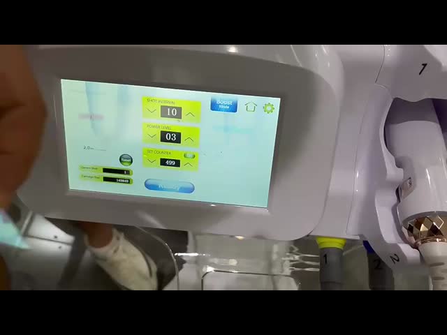 Ультразвуковое оборудование с двойной частотой HIFU для красоты видео