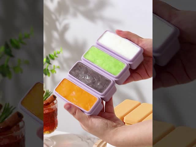 New custom Multipurpose large rectangle Silicone Ice Cube Tray