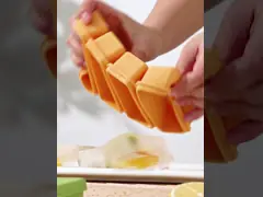 New custom Multipurpose large rectangle Silicone Ice Cube Tray video