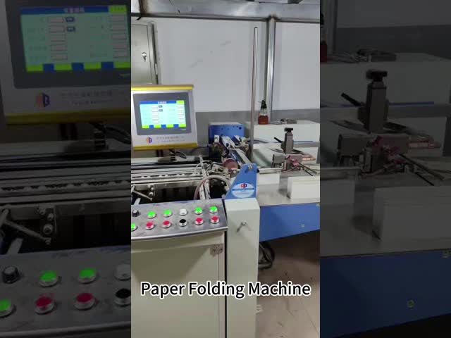 380V A4 Size Paper Folding Machine With High Performance Feeder